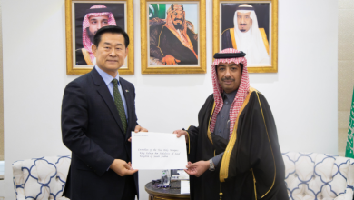 صورة وزارة الخارجية تتسلم نسخة من اعتماد سفير كوريا الجنوبية المعيّن لدى المملكة