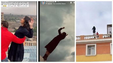 صورة أميرة أديب تكشف كواليس مشهد سقوطها من أعلى المبنى في مسلسل “وبينا ميعاد”