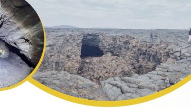 صورة وجهة سياحية جديدة.. «المساحة الجيولوجية»: توثيق أطول كهف بازلتي في المملكة  أخبار السعودية