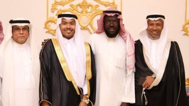 صورة احتفال حافظ ووزنة بزواج عادل  أخبار السعودية