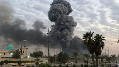 صورة انفجار عبوة ناسفة بمدينة إيرانشهر جنوب شرقي إيران