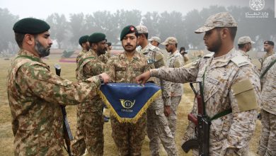 صورة انطلاق برنامج التعايش بين القوات البرية والجيش الباكستاني