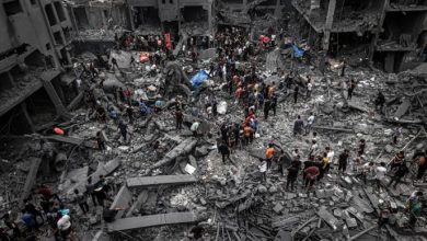 صورة بوتين: الرد الإسرائيلي على 7 أكتوبر لا يشبه الحرب بل هو نوع من الإبادة الجماعية لأهالي غزة