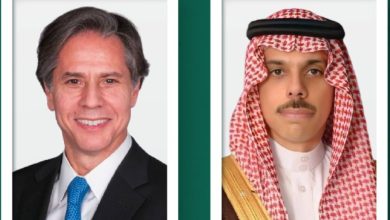 صورة فيصل بن فرحان ووزير الخارجية الأمريكي ناقشا هاتفياً القضايا الإقليمية والدولية ذات الاهتمام المشترك  أخبار السعودية