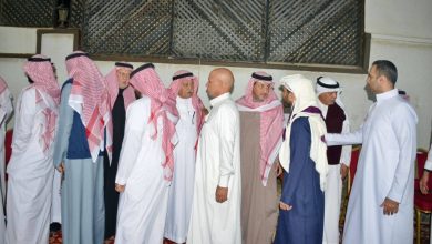 صورة آل يماني يتلقون التعازي في فقيدهم  أخبار السعودية