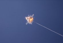 صورة إسرائيل تعترض صاروخا أطلق من منطقة البحر الأحمر باتجاه إيلات