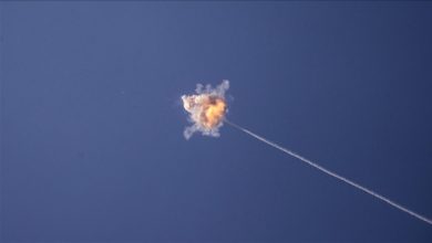صورة إسرائيل تعترض صاروخا أطلق من منطقة البحر الأحمر باتجاه إيلات