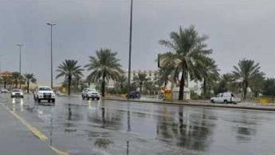 صورة أمطار رعدية على معظم مناطق المملكة بدءًا من غد حتى الثلاثاء المقبل