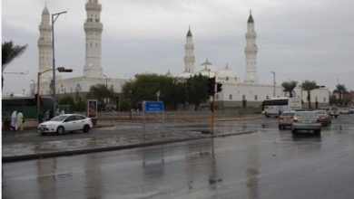 صورة مركز الأرصاد ينبه من أمطار غزيرة على المدينة المنورة