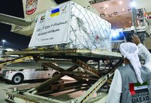صورة الإمارات تُرسل 50 طناً مساعدات غذائية إلى أوكرانيا