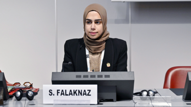 صورة انتخاب سارة فلكناز عضوا في لجنة مسائل الشرق الأوسط بالاتحاد البرلماني الدولي