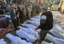 صورة عشرات الشهداء والجرحى ..219 يوما للحرب العدوانية على فلسطين