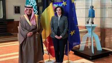 صورة الجبير يلتقي وزيرة الشؤون الأوروبية والخارجية والتجارة الدولية لدى بلجيكا  أخبار السعودية