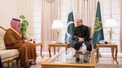 صورة بتوجيه من القيادة.. وزير الدفاع يلتقي رئيس وزراء جمهورية باكستان الإسلامية  أخبار السعودية