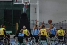 صورة افتتاح دوري كرة السلة للكراسي المتحركة السادس في غزة
