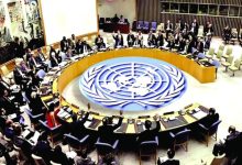 صورة فيتو أمريكي في مجلس الأمن يمنع منح فلسطين عضوية كاملة في الامم المتحدة