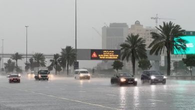 صورة نتيجة لتعمق المنخفض الجوي.. أمطار الخير تعم أرجاء الإمارات