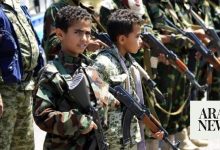 صورة الحكومة اليمنية: مليشيا الحوثي تنشر أفكار الكراهية وتحول الأطفال الى أدوات للقتل عبر مراكزها الطائفية