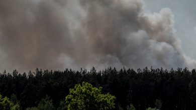 صورة حريق بمنشآت طاقة في روسيا بعد هجوم أوكراني بطائرة مسيرة