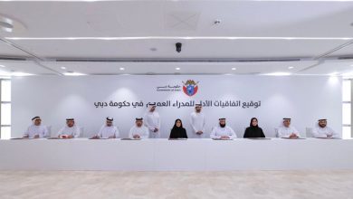 صورة حمدان بن محمد يشهد توقيع حزمة جديدة من اتفاقيات الأداء للمدراء العموم في حكومة دبي