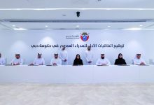 صورة حمدان ومكتوم بن محمد يشهدان توقيع حزمة جديدة من اتفاقيات الأداء للمدراء العموم في حكومة دبي