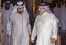 صورة محمد بن راشد يستقبل ملك البحرين