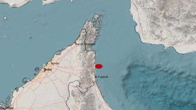 صورة الإمارات: هزة أرضية بقوة 2.8 درجة في ساحل خورفكان