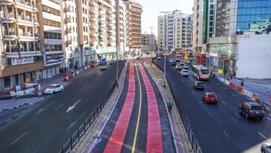 صورة “طرق دبي”: تنفيذ مسارات جديدة خاصة للحافلات ومركبات الأجرة في 6 شوارع بطول 13 كم
