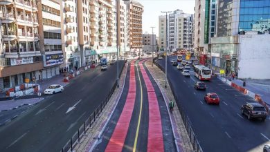 صورة تنفيذ مسارات جديدة خاصة للحافلات ومركبات الأجرة في 6 شوارع بطول 13 كم