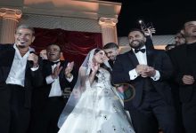صورة صور- عمرو دياب وأحمد أبو هشيمة وإيهاب توفيق في حفل زفاف نجل محمد فؤاد