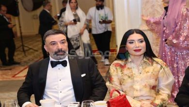 صورة بالصور.. عبير صبري وزوجها في احتفالية “مركز راشد لأصحاب الهمم”