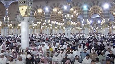 صورة أكثر من 4,2 مليون مصلٍ يؤدون الصلوات في المسجد النبوي الأسبوع الماضي