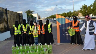 صورة «متطوعو تبوك» يقيمون مبادرة «إفطار صائم» عن الراحلة مشاعل آل مبارك  أخبار السعودية
