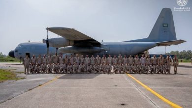 صورة وصول مجموعة القوات الجوية إلى قاعدة «أندرافيدا» الجوية في اليونان  أخبار السعودية