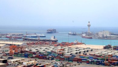 صورة وصول أول سفينة على الخط الملاحي السعودي «فُلك البحرية» إلى ميناء جدة  أخبار السعودية