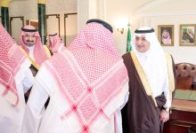 صورة أمير تبوك يستقبل وزير الحج والمهنئين بالعيد  أخبار السعودية