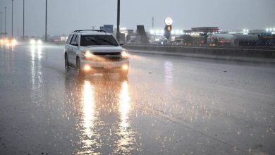 صورة «الأرصاد» لـ «عكاظ»: أمطار مستمرة حتى نهاية أبريل  أخبار السعودية