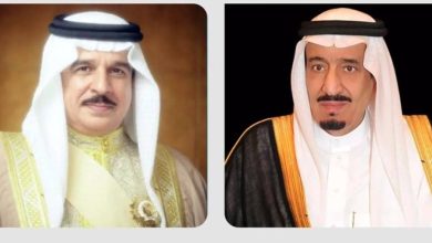 صورة خادم الحرمين يتلقى رسالة خطية من ملك البحرين  أخبار السعودية