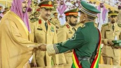 صورة وزير الدفاع يرعى حفل تخريج الدفعة الـ82 من طلبة كلية الملك عبدالعزيز الحربية  أخبار السعودية