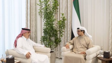 صورة نائب رئيس الإمارات للسفير السعودي: علاقاتنا تزداد رسوخا بتوجيهات قيادتي البلدين  أخبار السعودية
