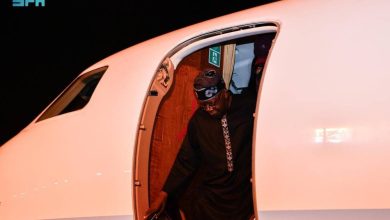صورة رئيس نيجيريا يصل إلى الرياض  أخبار السعودية
