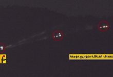 صورة “حزب الله” يعرض مشاهد من نفذه ضد قافلة عسكرية إسرائيلية (فيديو)