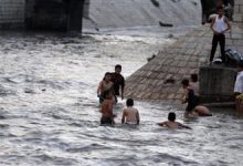صورة الفيضانات تصل اليمن.. وجريان السيول في الوديان والطرقات