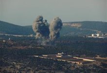 صورة قصف جوي ومدفعي للاحتلال الإسرائيلي على جنوب لبنان