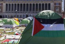 صورة توقيف 200 شخص خلال احتجاجات الطلاب المؤيدة للفلسطينيين في ثلاث جامعات أميركية 