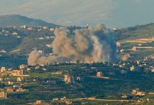 صورة اصابات في غارة جوية إسرائيلية على جنوب لبنان