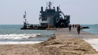 صورة البنتاغون: سيتم ادخال المساعدات إلى غزة عبر الرصيف البحري خلال ايام ..