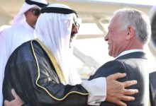 صورة الملك وأمير دولة الكويت يؤكدان اعتزازهما بمستوى العلاقات ين البلدين