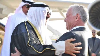 صورة الملك وأمير دولة الكويت يؤكدان اعتزازهما بمستوى العلاقات ين البلدين
