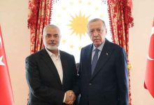 صورة الرئيس التركي يستقبل قيادات من حماس لبحث الأوضاع في غزة